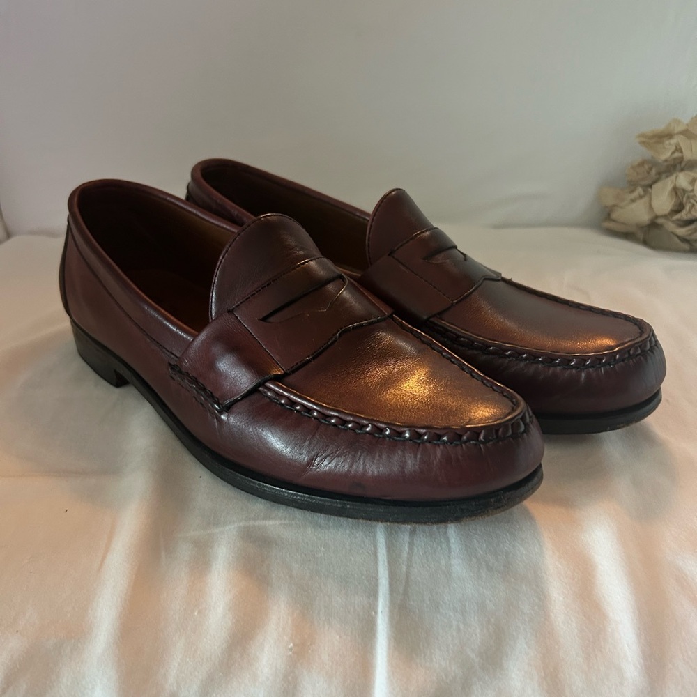 Allen Edmonds Burgundy Loafers